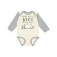 thumbnail image 1 of Inktastic Cellist Music Gift for Cello Player Boys or Girls Long Sleeve Baby Bodysuit, 1 of 5