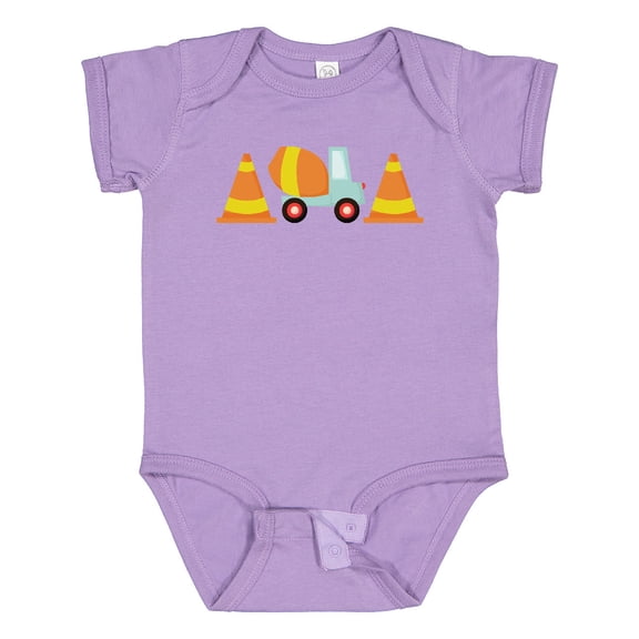 Inktastic Cement Mixer Construction Boys Baby Bodysuit