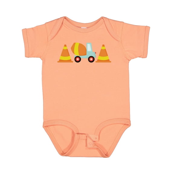 Inktastic Cement Mixer Construction Boys Baby Bodysuit