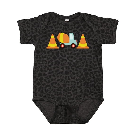 Inktastic Cement Mixer Construction Boys Baby Bodysuit