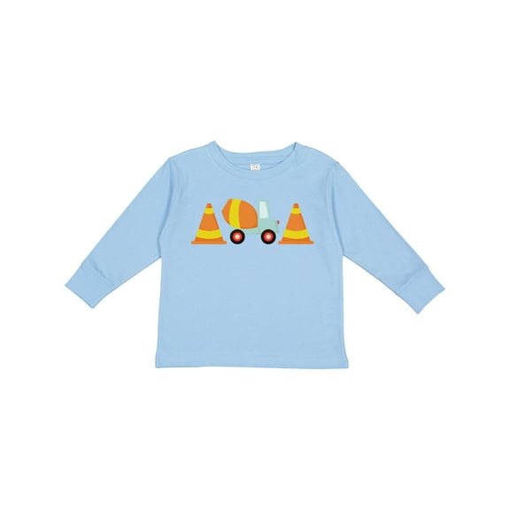 Inktastic Cement Mixer Construction Boys Long Sleeve Toddler T-Shirt