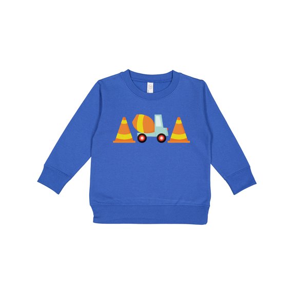 Inktastic Cement Mixer Construction Toddler Sweatshirt