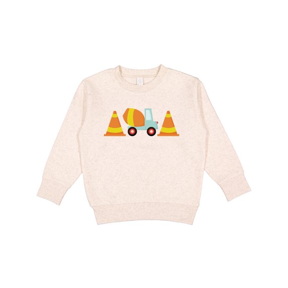 Inktastic Cement Mixer Construction Toddler Sweatshirt