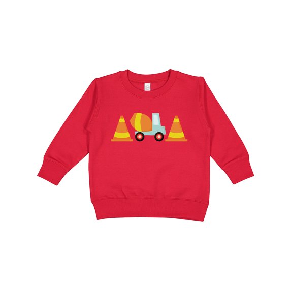 Inktastic Cement Mixer Construction Toddler Sweatshirt