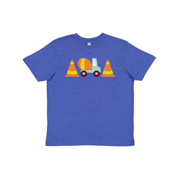 Inktastic Cement Mixer Construction Youth T-Shirt