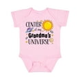 thumbnail image 1 of Inktastic Center of My Grandma's Universe Boys or Girls Baby Bodysuit, 1 of 5