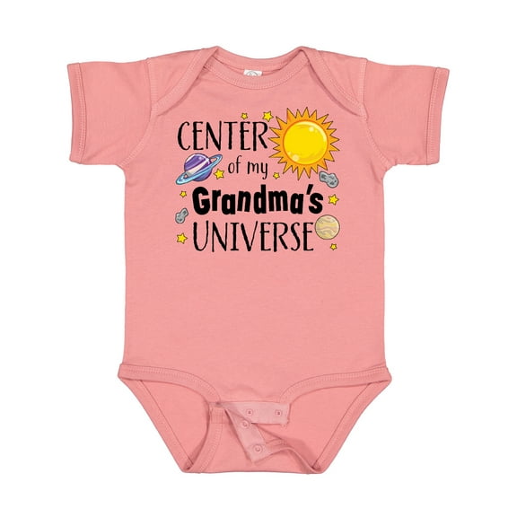 Inktastic Center of My Grandma's Universe Boys or Girls Baby Bodysuit