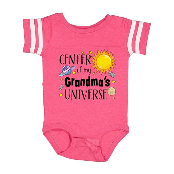 Inktastic Center of My Grandma's Universe Boys or Girls Baby Bodysuit