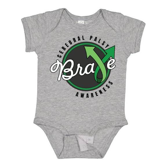 Inktastic Cerebral Palsy Awareness Brave Boys or Girls Baby Bodysuit