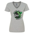 thumbnail image 1 of Inktastic Cerebral Palsy Awareness Brave Women's V-Neck T-Shirt, 1 of 5
