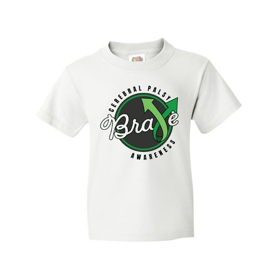 Inktastic Cerebral Palsy Awareness Brave Youth T-Shirt