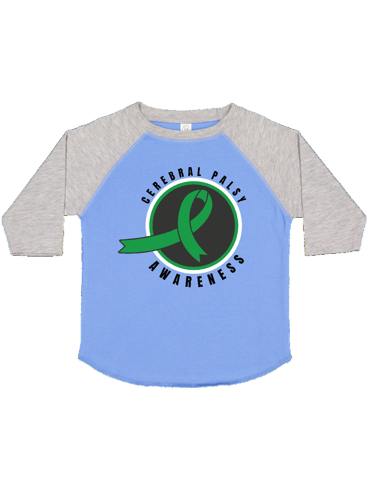 Inktastic Cerebral Palsy Awareness Green Ribbon Badge Gift Toddler Boy