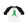 thumbnail image 1 of Inktastic Cerebral Palsy Awareness- Green Ribbon Made of Hearts Boys or Girls Toddler T-Shirt, 1 of 5