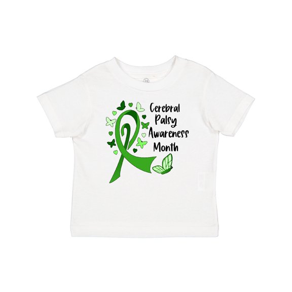 Inktastic Cerebral Palsy Awareness Month Butterflies Boys or Girls Baby T-Shirt