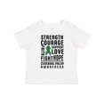thumbnail image 1 of Inktastic Cerebral Palsy Awareness Strength Support and Courage Boys or Girls Toddler T-Shirt, 1 of 5