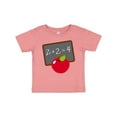 thumbnail image 1 of Inktastic Chalkboard And Apple School Boys or Girls Baby T-Shirt, 1 of 5