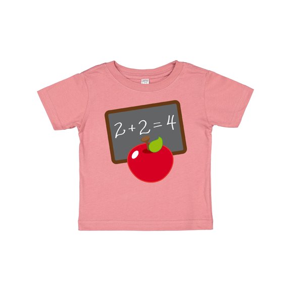 Inktastic Chalkboard And Apple School Boys or Girls Baby T-Shirt
