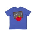 thumbnail image 1 of Inktastic Chalkboard And Apple School Youth T-Shirt, 1 of 5