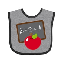 Inktastic Chalkboard and Apple School Boys or Girls Baby Bib