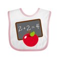 thumbnail image 1 of Inktastic Chalkboard and Apple School Boys or Girls Baby Bib, 1 of 4