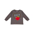 thumbnail image 1 of Inktastic Chalkboard and Apple School Boys or Girls Long Sleeve Toddler T-Shirt, 1 of 5