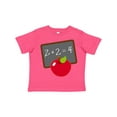 thumbnail image 1 of Inktastic Chalkboard and Apple School Boys or Girls Toddler T-Shirt, 1 of 5