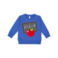 thumbnail image 1 of Inktastic Chalkboard and Apple School Toddler Sweatshirt, 1 of 4