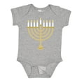 thumbnail image 1 of Inktastic Chanukah Hanukah Menorah Boys or Girls Baby Bodysuit, 1 of 5
