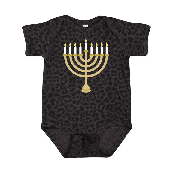 Inktastic Chanukah Hanukah Menorah Boys or Girls Baby Bodysuit
