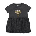 thumbnail image 1 of Inktastic Chanukah Hanukah Menorah Girls Baby Dress, 1 of 5