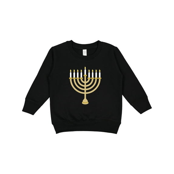 Inktastic Chanukah Hanukah Menorah Toddler Sweatshirt