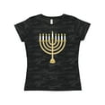 thumbnail image 1 of Inktastic Chanukah Hanukah Menorah Women's T-Shirt, 1 of 5