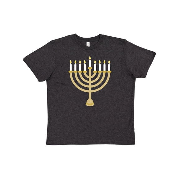 Inktastic Chanukah Hanukah Menorah Youth T-Shirt