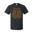 thumbnail image 1 of Inktastic Chapter 40 Fortieth Birthday Leopard Print T-Shirt, 1 of 5