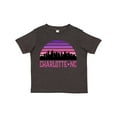 thumbnail image 1 of Inktastic Charlotte North Carolina Gifts Skyline Girls Toddler T-Shirt, 1 of 5