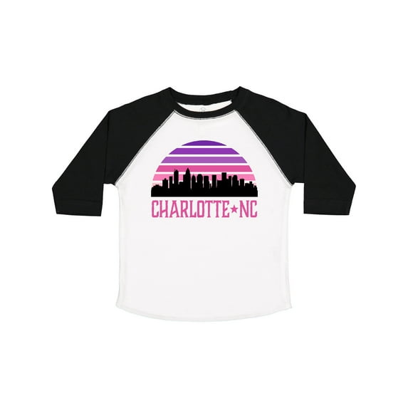 Inktastic Charlotte North Carolina Gifts Skyline Girls Toddler T-Shirt