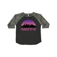 thumbnail image 1 of Inktastic Charlotte North Carolina Gifts Skyline Girls Toddler T-Shirt, 1 of 5