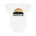 thumbnail image 1 of Inktastic Charlotte North Carolina Skyline Boys or Girls Baby Bodysuit, 1 of 5