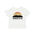 thumbnail image 1 of Inktastic Charlotte North Carolina Skyline Boys or Girls Baby T-Shirt, 1 of 5
