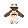 thumbnail image 1 of Inktastic Charlotte North Carolina Skyline Boys or Girls Long Sleeve Baby Bodysuit, 1 of 5