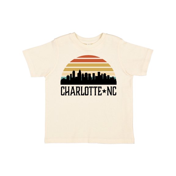Inktastic Charlotte North Carolina Skyline Boys or Girls Toddler T-Shirt