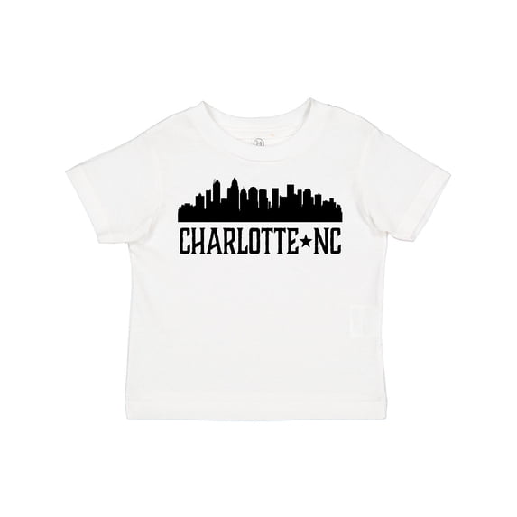 Inktastic Charlotte North Carolina Skyline NC City Boys or Girls Toddler T-Shirt