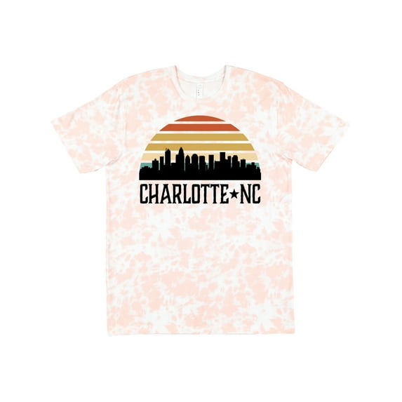 Inktastic Charlotte North Carolina Skyline T-Shirt