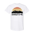 thumbnail image 1 of Inktastic Charlotte North Carolina Skyline T-Shirt, 1 of 5