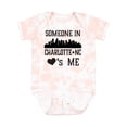 thumbnail image 1 of Inktastic Charlotte North Carolina Someone Loves Me Boys or Girls Baby Bodysuit, 1 of 5