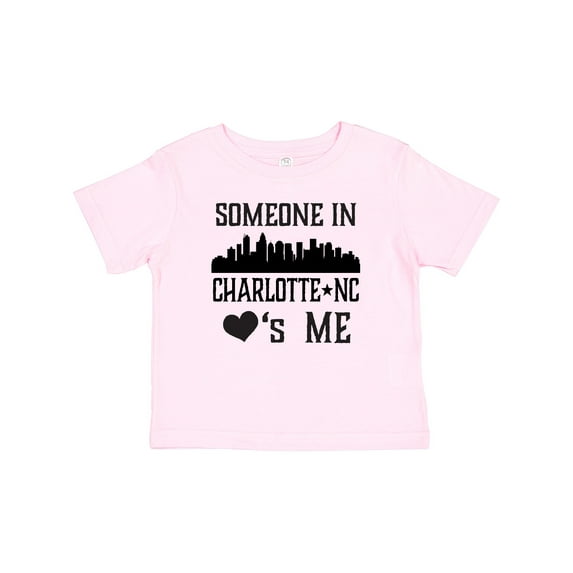 Inktastic Charlotte North Carolina Someone Loves Me Boys or Girls Baby T-Shirt
