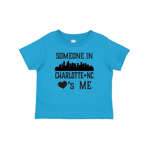 Inktastic Charlotte North Carolina Someone Loves Me Boys or Girls Baby T-Shirt
