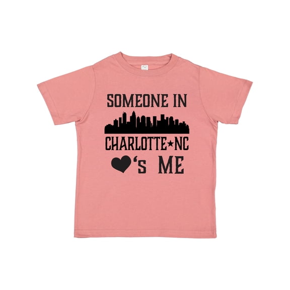 Inktastic Charlotte North Carolina Someone Loves Me Boys or Girls Toddler T-Shirt