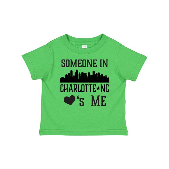 Inktastic Charlotte North Carolina Someone Loves Me Boys or Girls Toddler T-Shirt