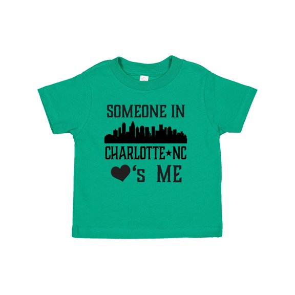 Inktastic Charlotte North Carolina Someone Loves Me Boys or Girls Toddler T-Shirt